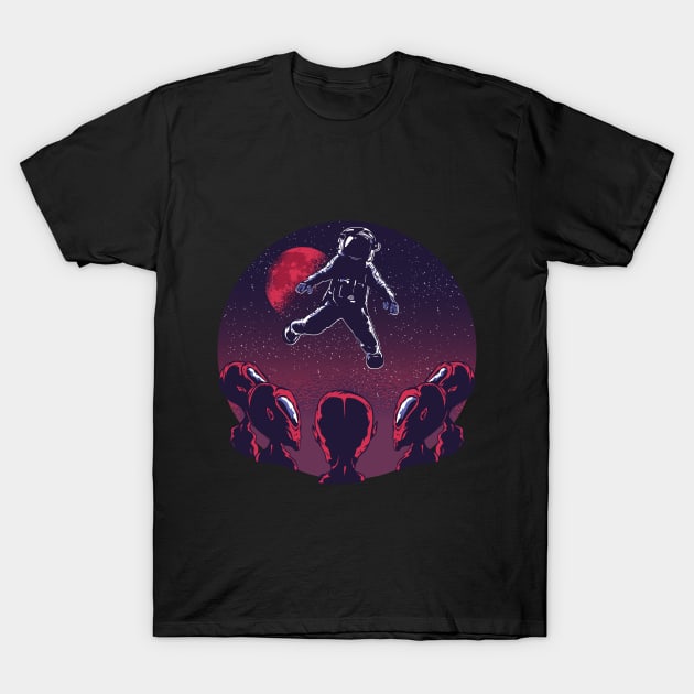 Alien Astronaut T-Shirt by Hmus
